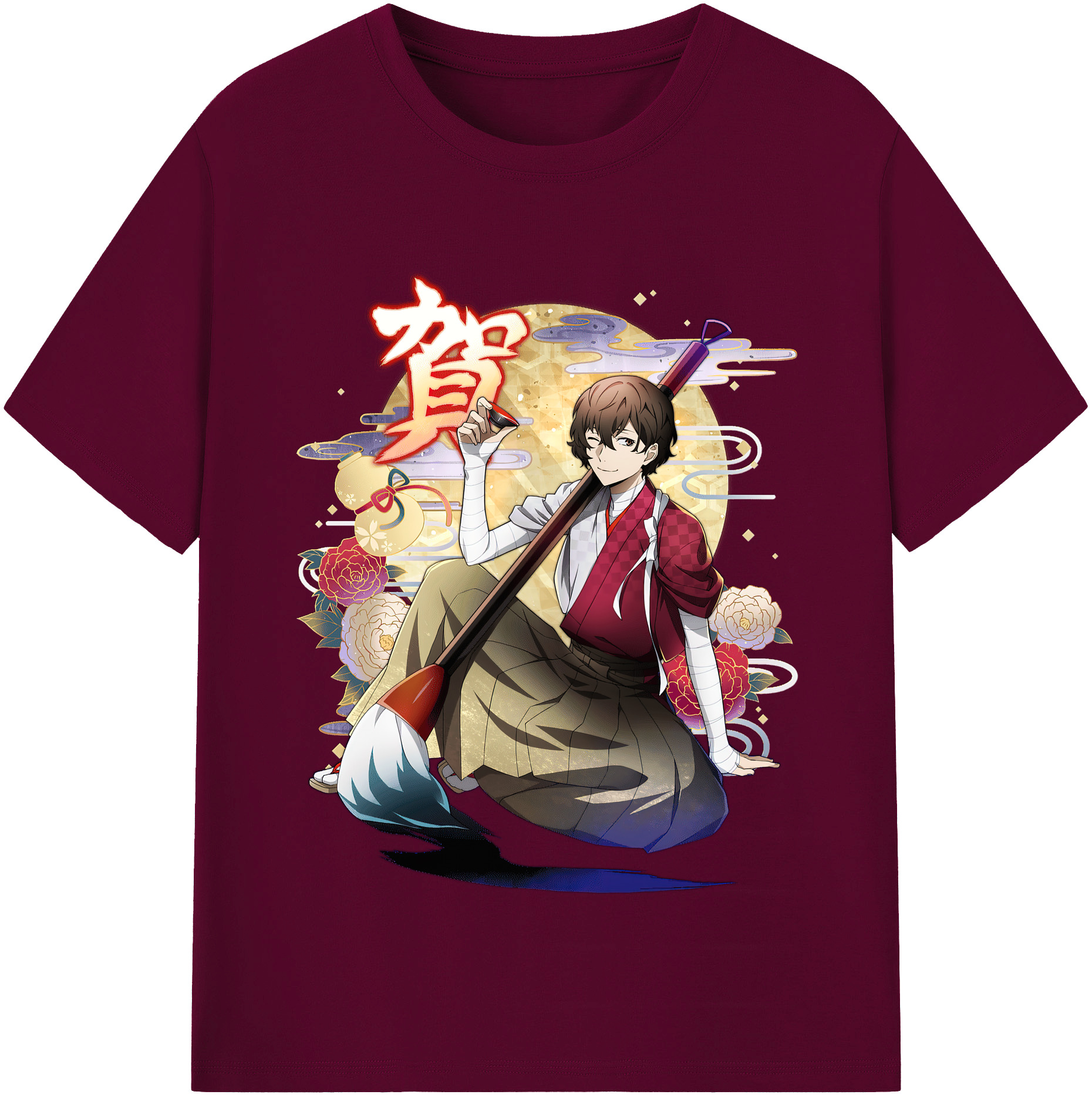 （画像用） 文豪ストレイドッグス Bungo Stray Dogs レディースカジュアルプリントTシャツ（綿100％）